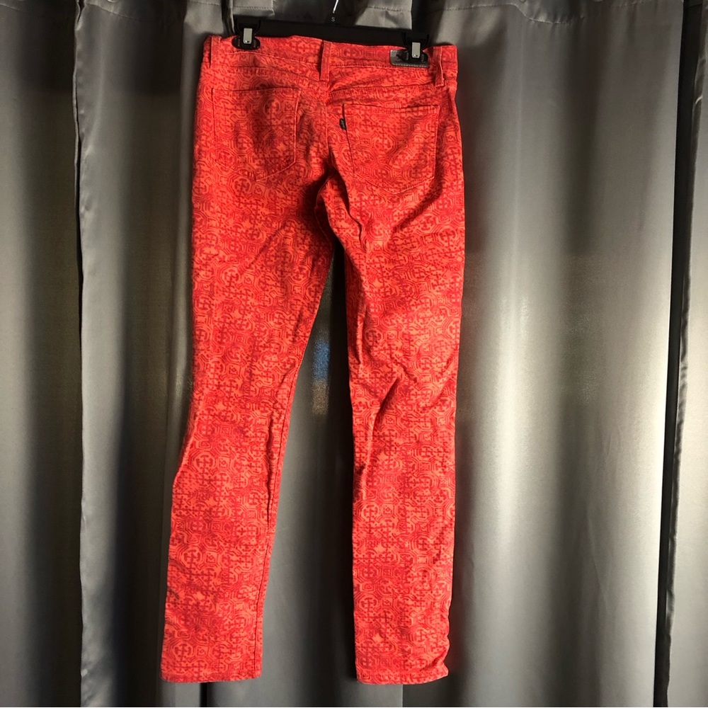 Levi’s 524 Superflow Straight Leg Bright Aztec Print Pants Jeans - Picture 8 of 13